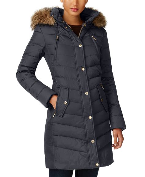 michael kors jade coat|michael kors jackets women's coats.